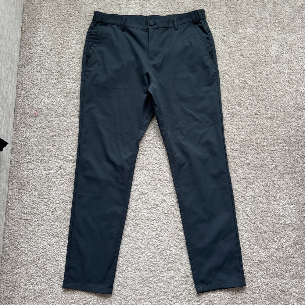 Jack Archer Jetsetter Tech Pants Space Black 35x32 Mens Tapered Chino Trousers
